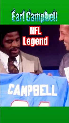Earl Campbell NFL Running Back LEGEND Highlights