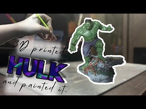 Hulk.3D printing & painting