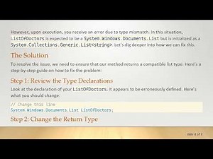 How to Convert System.Collections.Generic.List String to a UI-Friendly Format in C#