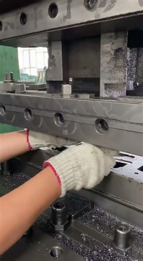 Metal Box Making: Woman Operates Shaping Machine #MetalBox #Machinery #Empowerment