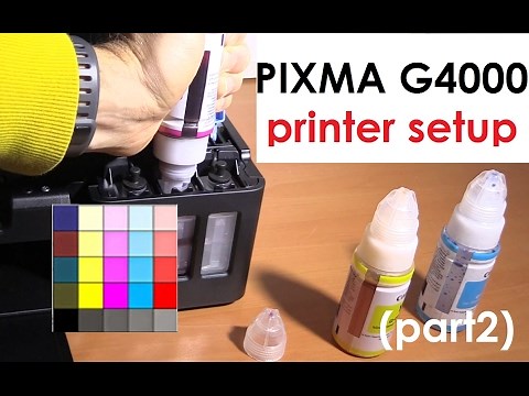 PIXMA G4410 G4400 G4510 G4500 (part2) - Printer Setup