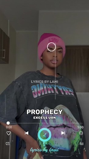 Prophecy by Excess Van: Lyrics Video for Afrobeat Song