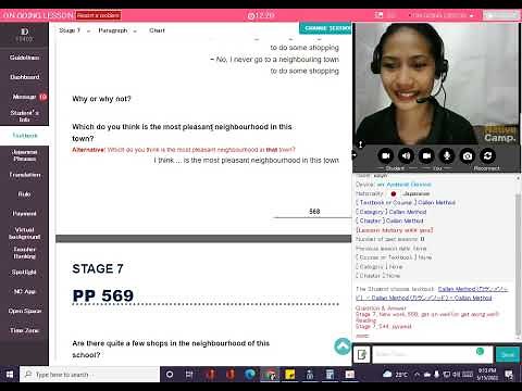 My first Callan Method Lesson with an actual student (super challenging)