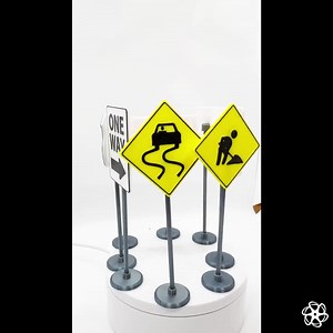 Miniature STOP Sign - Diorama - Model Car - Model Train - Diecast - HO - Dollhouse - Prop - Etsy