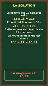 99 % des gens se trompent sur cette moyenne ! 🤯 Défi Maths