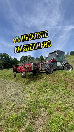 Heuernte am Steilhang mit den Grünlandprofis 🎥🚜⛰☀️ . . . #agropictures #heuernte #grünlandprofis #aebi #ladewagen #motormäher #multitwister #transporter #bergbauern #landwirtschaft #steilistgeil #österreich #pinzgau #dienten #hochkönig #farming #agriculture #berglandwirtschaft #heu #landtechnik #landmaschinen #ibexmotormäher #ibexg4 #erntezeit #bergbauernhof #salzburgerland #aebiterratrac #terratrac #aebipower
