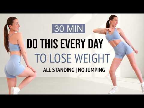 Do This Every Day To Lose Weight & Tone Your Body🔥| All Standing + No Jumping | Sweat Guaranteed