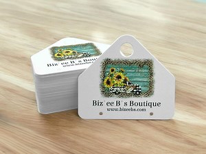 120 Earring Cards 2 X 1.75" | Simple Hanging | Jewelry Cards | Blank or Custom | SH0047-01 - Etsy