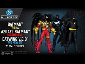 NEW DC Multiverse™ Batman™, Azrael Batman™ & Batwing v.2.0™: Bundle | Action Figure Showcase