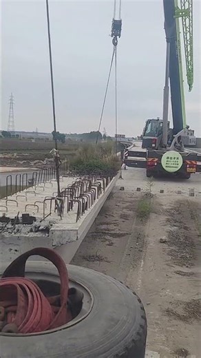 Reinforced concrete bridge installation process