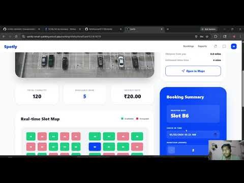 Spotly – Smart Parking System | Full Stack Project | Real World Problem (Razorpay Inspired)