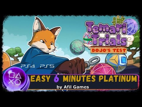 TEMARI TRIALS: DOJO'S TEST - 100% Platinum Walkthrough - Trophy & Achievement Guide PS4/PS5