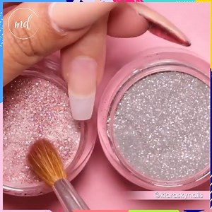 461K views · 11K reactions | Your nails will look effortlessly gorgeous with the shimmering effect of dip powder technique! By: Kiara Sky Nail Products | MetDaan Nails | Facebook