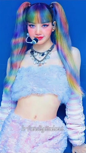 wait for last Lisa 🌈 look 😊#shorts