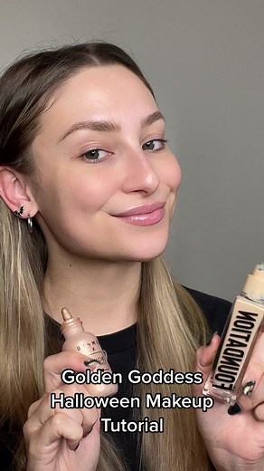 Golden Goddess Halloween Makeup Tutorial
