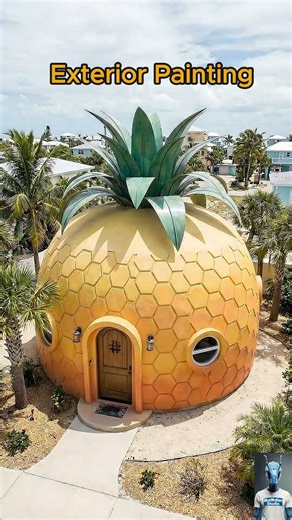 SpongeBob’s House… But It’s REAL?! 😱🍍#shorts