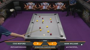 516K views · 4.1K reactions | Cole Bedford clears in 37 seconds to eliminate his Welsh Counterpart in Mark Williams! The final match of the night is up next! #UPChampionsLeague | Ultimate Pool | Facebook