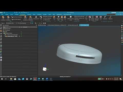 NX 1953 - How to Split Up A Component into Separate Parts for Assemblies