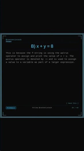 What's the output of this Python code?