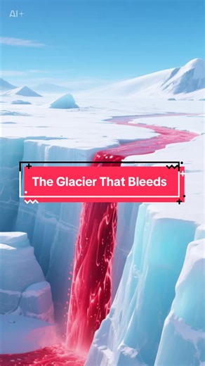 The Glacier That Bleeds #fyp #bizzare #mystery