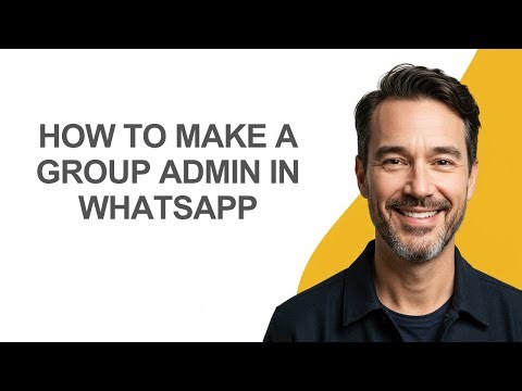 How To Make A Group Admin In WhatsApp - KevinHowTo