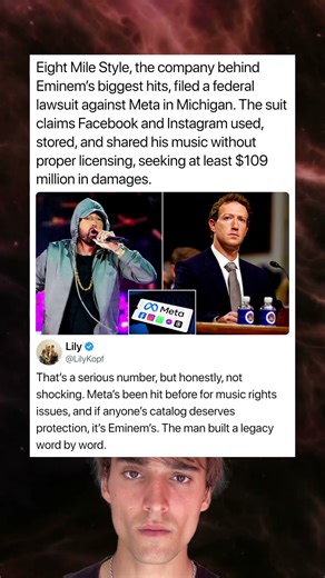 Eight Mile Style, the company behind Eminem’s biggest hits, filed a federal lawsuit