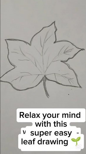 Easy LEAF Drawing Ideas 🍃