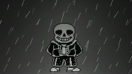 【尘埃传说 DUSTTALE】雨中尘埃sans遭遇战困难模式+高帧率通关！