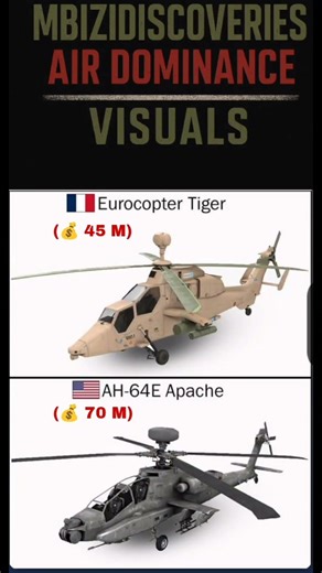 🚁⚔️ Eurocopter TIGER🇪🇺 vs AH-64E Guardian 🇺🇸 🔥 Ultimate Attack Helicopter Showdown