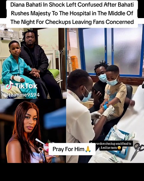 Diana Bahati In Shock Left Confused After Bahati Rushes Majesty To The Hospital in The Middle Of The Night For Checkups Leaving Fans Concerned #dianabahati #majestybahatiinhospital #fyp #fypシ #fypシ゚viral