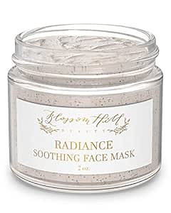 ORGANIC Hydrating Clay Face Mask - Anti Aging Facial Treatment for Dry, Oily, or Normal Skin - Natural Clean Beauty Skin Care for Cleansing & Exfoliating - Wash Off Detox Body Mud Masks for Women