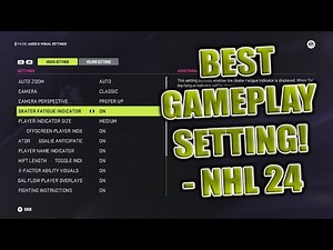 NHL 24 Best Visual Gameplay Settings!
