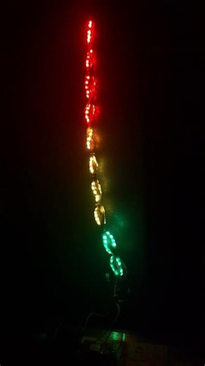 ESP32 LED VU Meter Sync | Thanilokah Murakkaari (Lokah) | WS2812B #Shorts