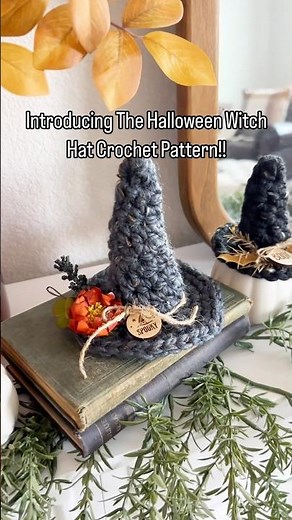 🎃✨ The Crochet Witch Hat pattern is LIVE & FREE on the blog 🙌🏻🧙‍♀️