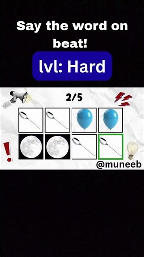 Say the word on beat challenge 🤭