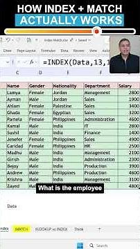 INDEX MATCH Explained Simply for Excel Beginners