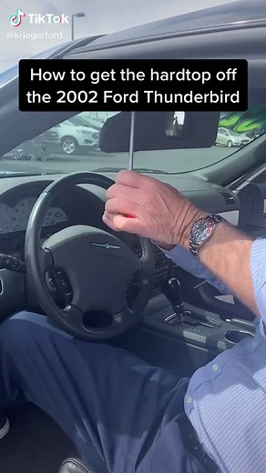 Removing the Hardtop from a 2002 Ford Thunderbird