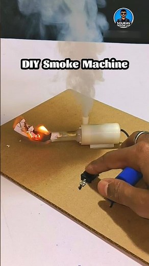 DIY TATA Smoke Machine 😱 | School Science Project | Sourav Motor Lab