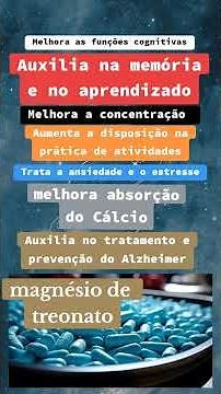 benefícios do MAGNÉSIO TREONATO