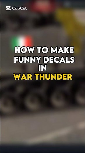 HOW TO MAKE FUNNY DECALS IN WAR THUNDER #warthunder #warthundertanks #warthundermoments