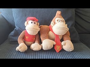 Donkey Kong and Diddy Kong Nintendo Official Plushie Review