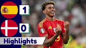 Spain vs Denmark (1-0) Full Highlights - Uefa Nations League 2024