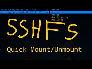 Easy SSHFS Mount and Unmount Remote File System - Linux SHELLSCRIPT