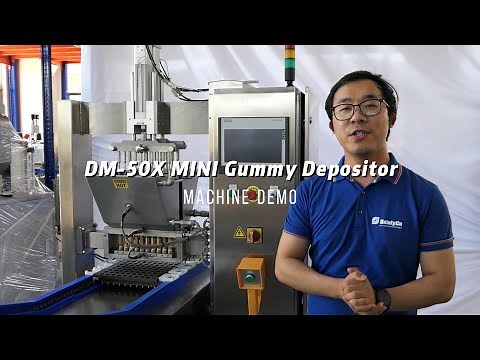 Gummy Making Machine Demo: SaintyCo DM-50X Servodose Small Batch Gummy Depositor | 15,000 gummies/hr