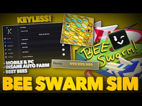 NEW BEE SWARM SIMULATOR OP SCRIPT ( INSANE AUTO FARM, OP BEES ) KEYLESS