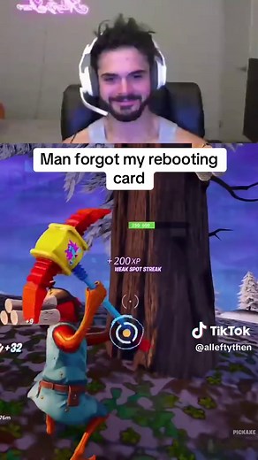 Man forgot my rebooting card — Fortnite meme clip