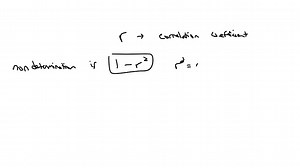 SOLVED:How is the coefficient of nondetermination found?