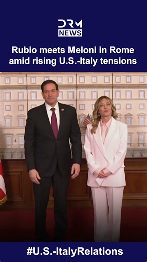 Meloni Meets Rubio Amid U.S.-Italy Tensions Over Iran War | DRM News | AC1I