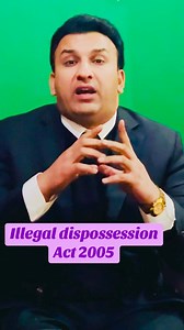17K views · 598 reactions | Illegal dispossession act 2005 | Ahmad Khan Adv | Facebook