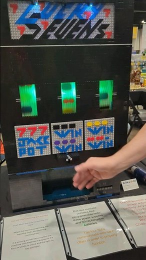 Motorized LEGO Slot Machine by Phil Camis #lego